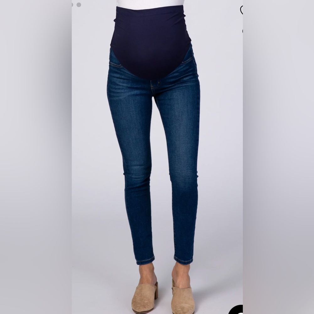 Women's Blue Skinny Jeans - Picture 2 of 6